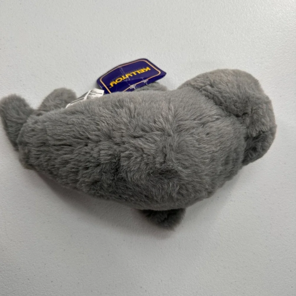 Kellytoy Jazwares Plush Gray Seal Stuffed Animal 12